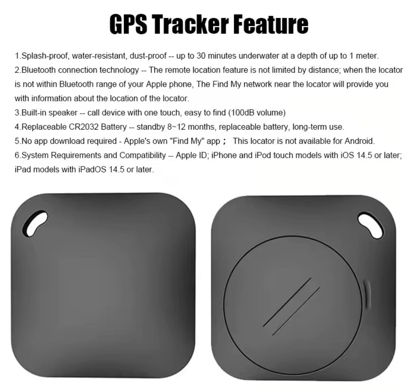 GPS Tracker Airtag - Zoek Mijn - Waterdicht