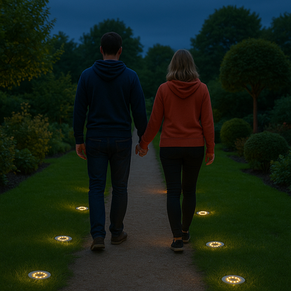 Tuin Spots op Zonne-Energie, Padverlichting, Tuinverlichting 4 stuks