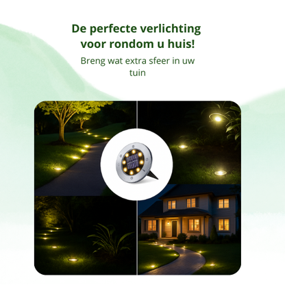 Tuin Spots op Zonne-Energie, Padverlichting, Tuinverlichting 4 stuks