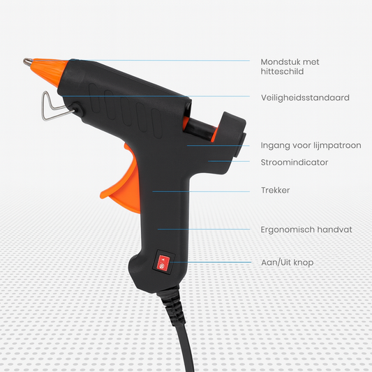 Lijm Pistool - Glue Stick met extra Sticks