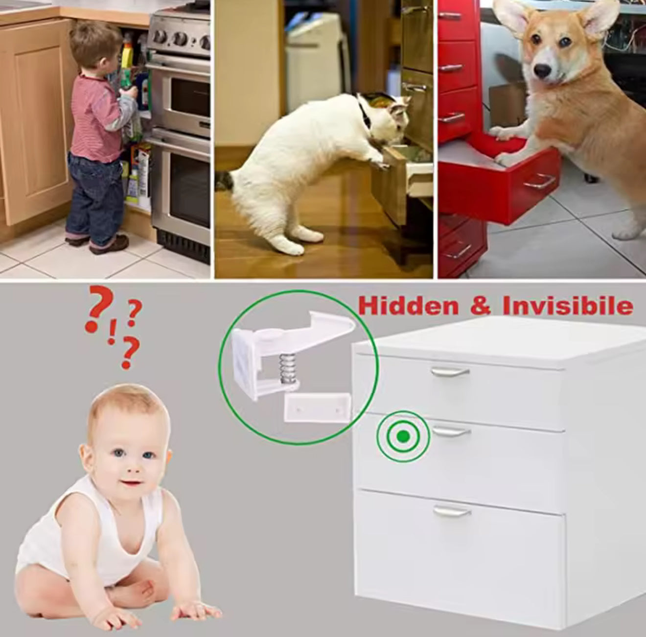 Kinderbeveiliging Kast & Lade - 10 stuks