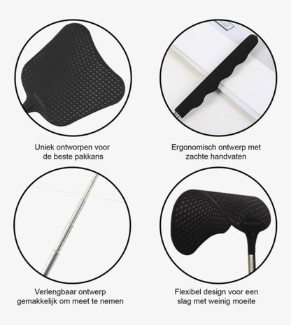 Vliegenvanger Set van 2 – Uitschuifbaar & Ergonomisch