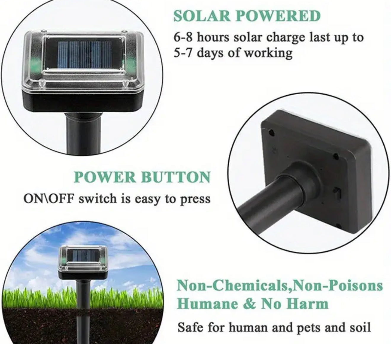 Dierenverjager PRO – Ultrasone Bescherming tot 50m